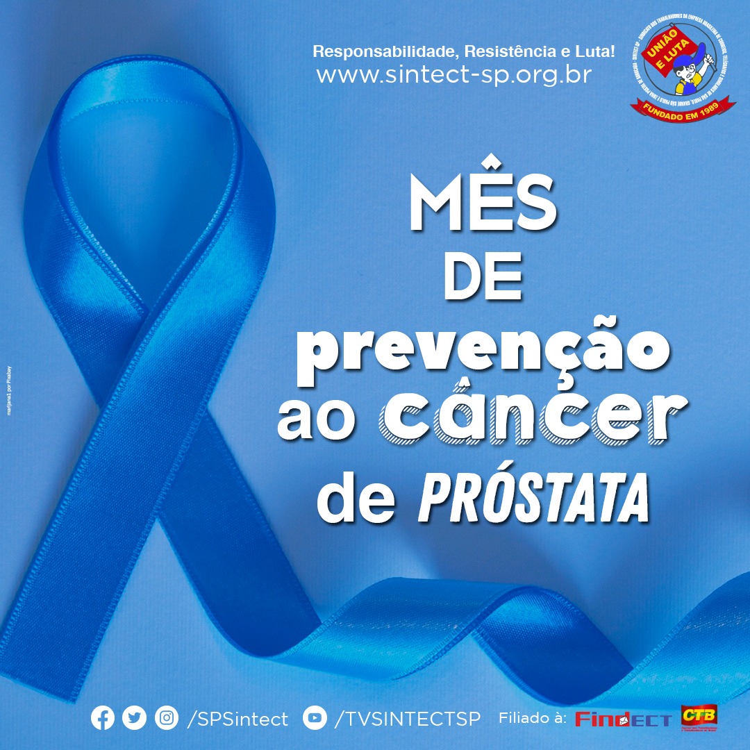 Novembro Azul M S De Combate Ao C Ncer De Pr Stata Sintect Sp